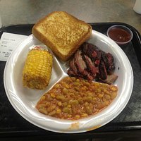 Beef brisket small lunch platter