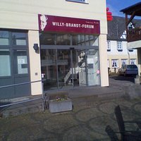 Das Willy-Brandt-Forum (Museum) am Markt in Unkel
