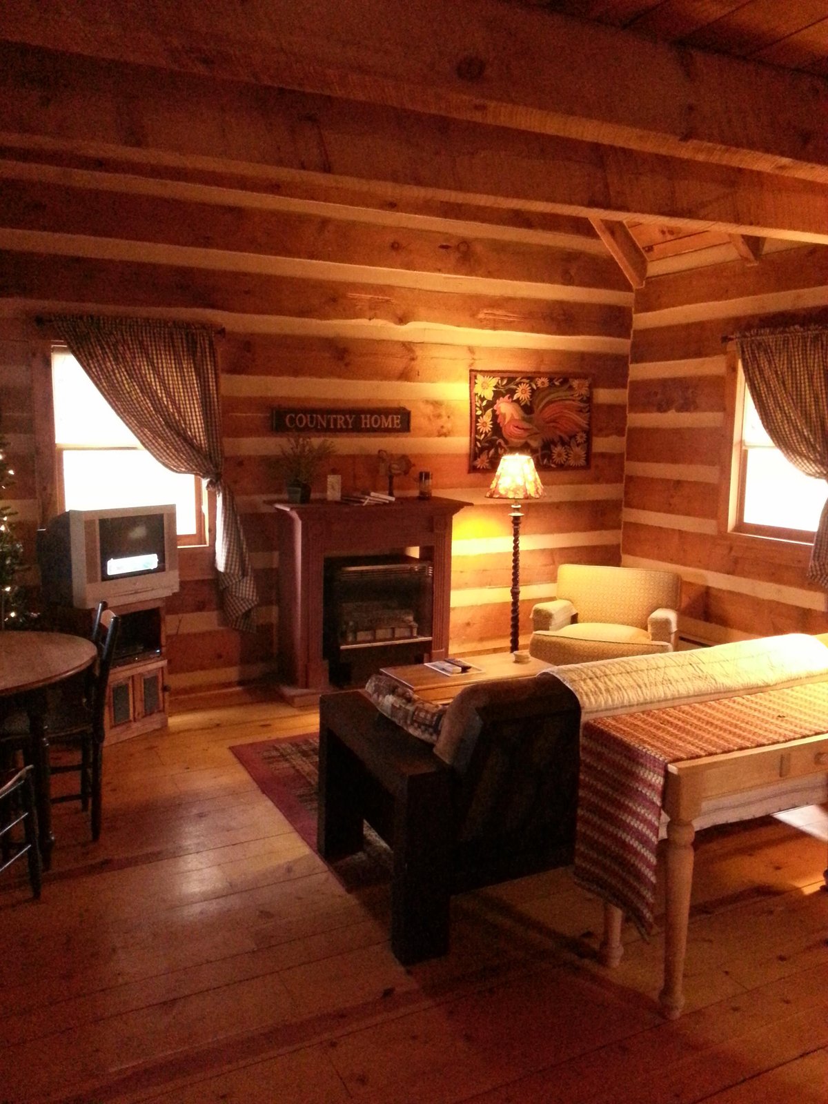 Fiddler's Roost Bed & Breakfast Cabins Fireplace: Pictures & Reviews ...