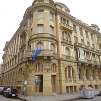 The "Grande Hotel" and its magnificent dome in Pelotas
