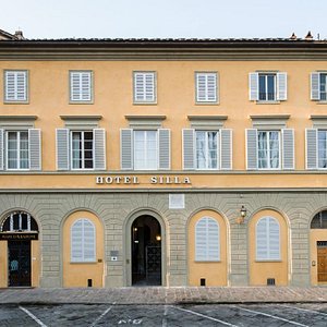 Hotel Silla in Florence, image may contain: Furniture, Bed, Indoors