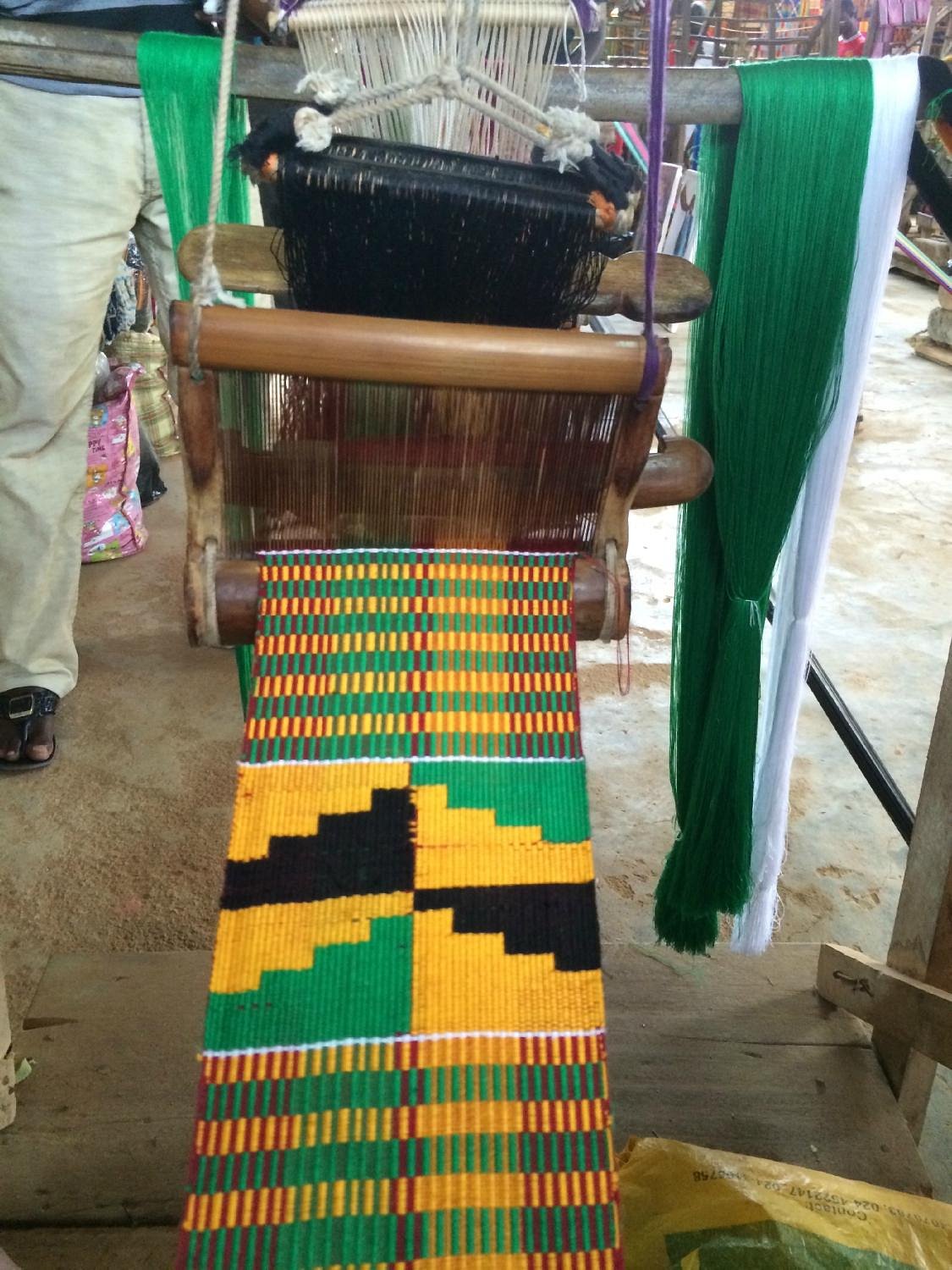 Weaving Kente Cloth in Ghana