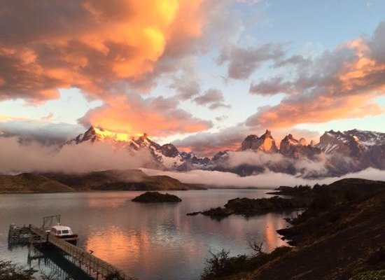 Sunrise at Explora Patagonia