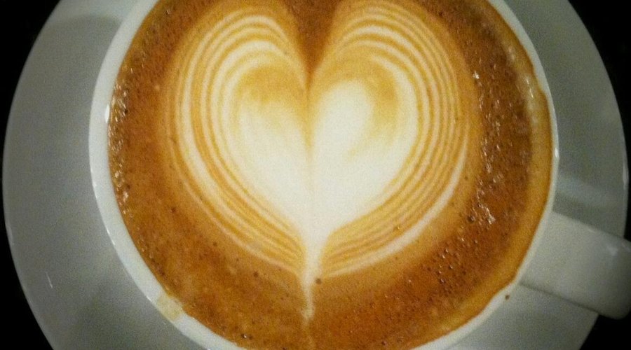Latte art - heart