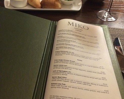 MIKO RESTAURANT, Franschhoek - Restaurant Reviews, Photos & Phone ...