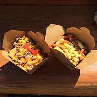 Traditional and steak fajitas