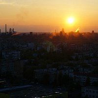 sunset from the top