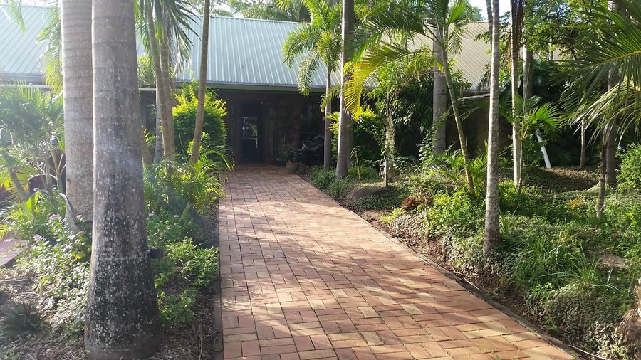 Entrance to house