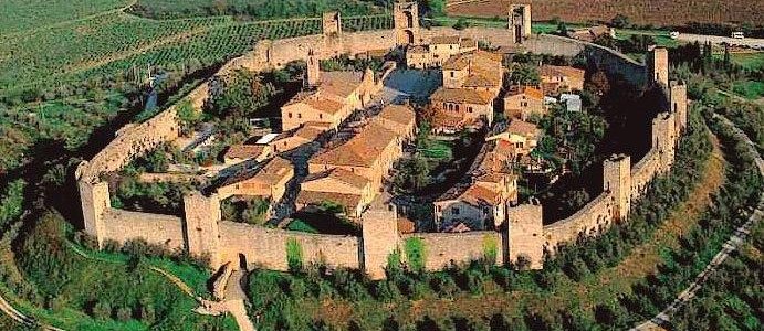 Castello Monteriggioni visto dall'alto!!