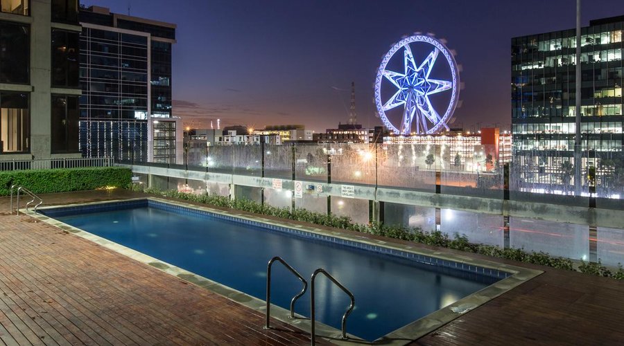 Pool with a view