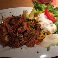 Gegrillte Gambas