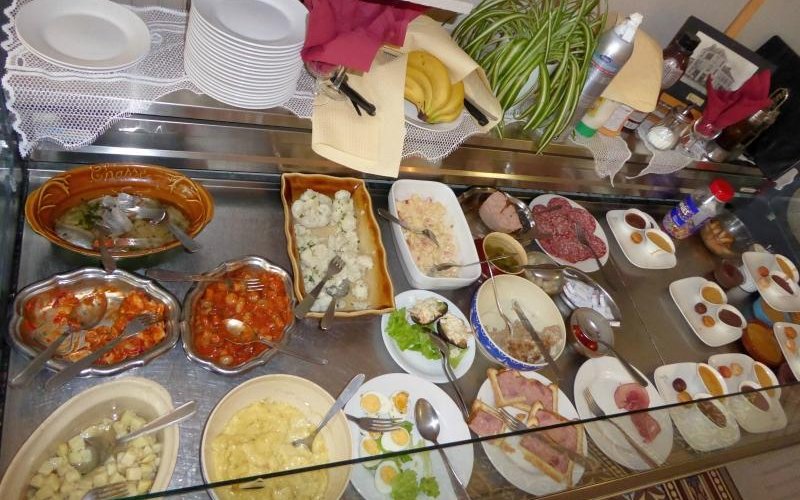 Vue du buffet froid