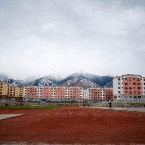 Sports facilities behind the hotel. Train with the Kazakhs.