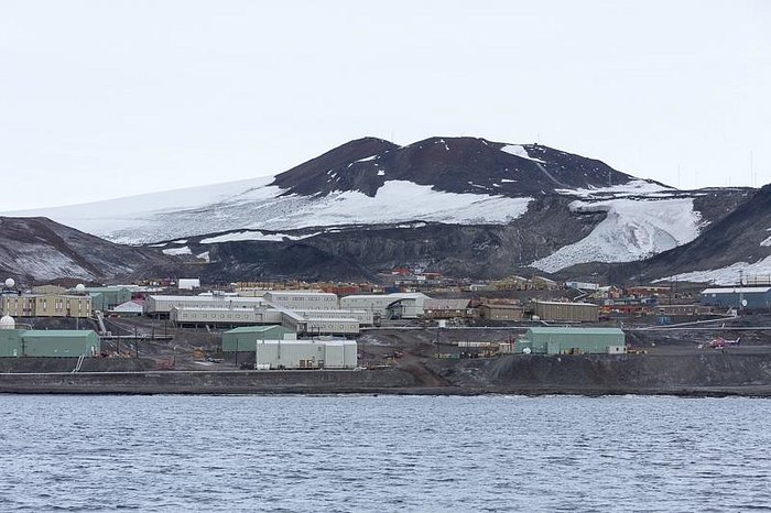 McMurdo station from the sea