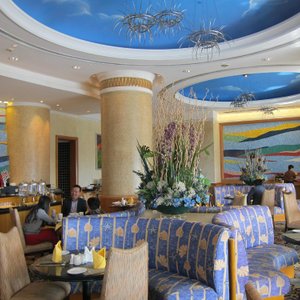 The dining room in this two faced establishment!