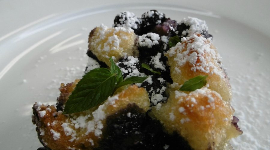 Breakfast Bluberry Bread Pudding