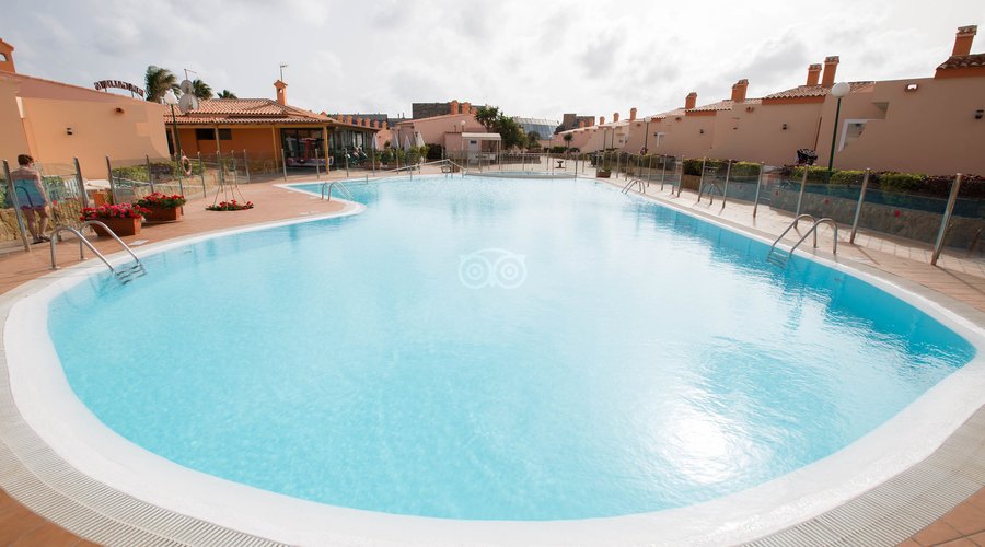 The Pool at the Bungalows Castillo Playa