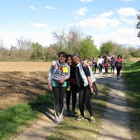 L'ippovia in occasione di una marcia