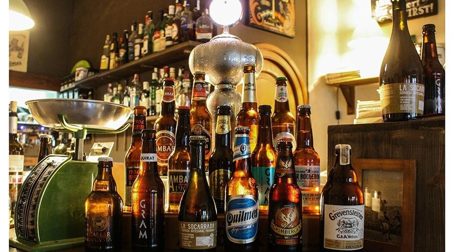 Amplia selección de cervezas