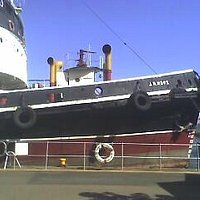 side view of the ship