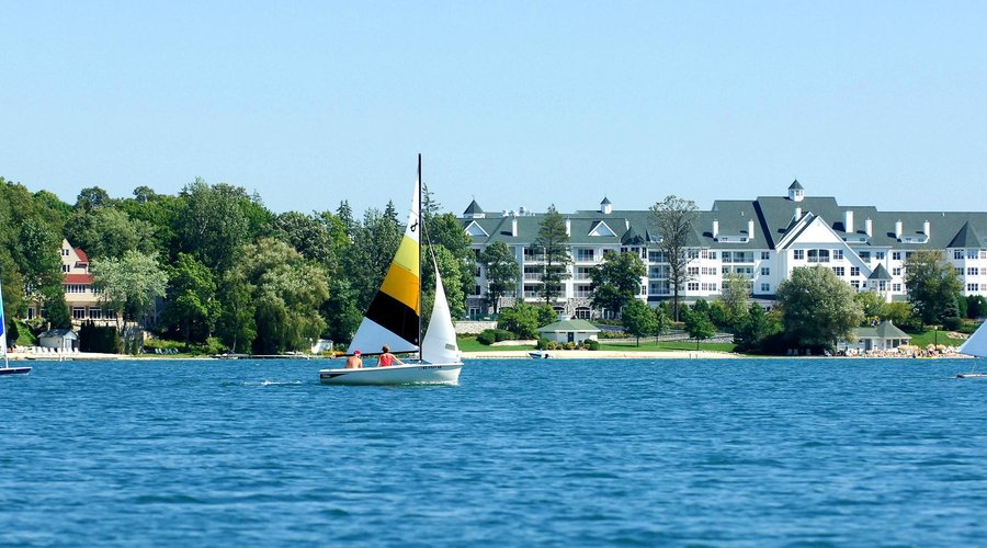 Sail-boating on Elkhart Lake
