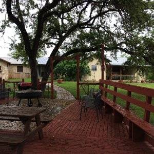 Deck and grill area