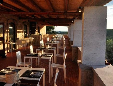 ristorante sul terrazzo