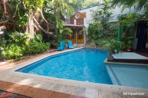 Eco-Hotel El Rey Del Caribe in Cancun, image may contain: Villa, Hotel, Resort, Pool