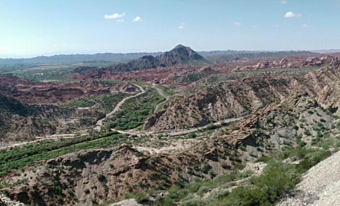 Vista hacia el oeste desde la parte más alta