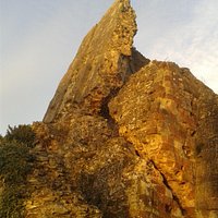 Close up of the keep