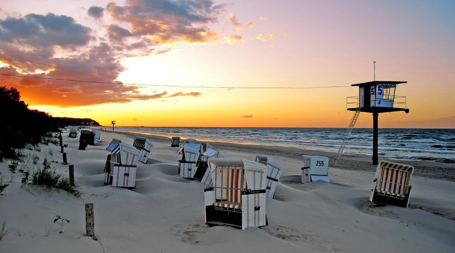 Strand-Abschnitt vom Hotel