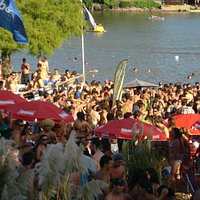 fiesta en la playa