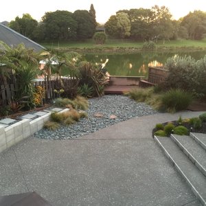 Another view from this lovely garden look onto the lake