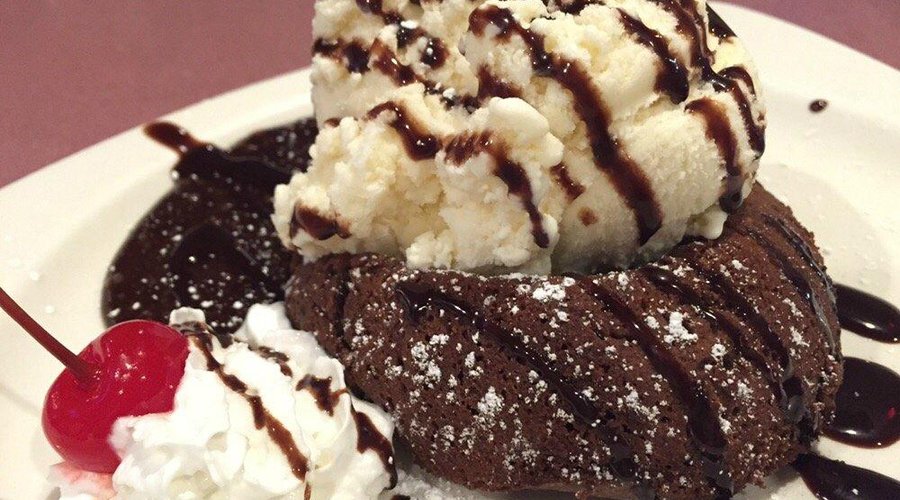 Molten lava cake (give them 20-30 min to prepare it)