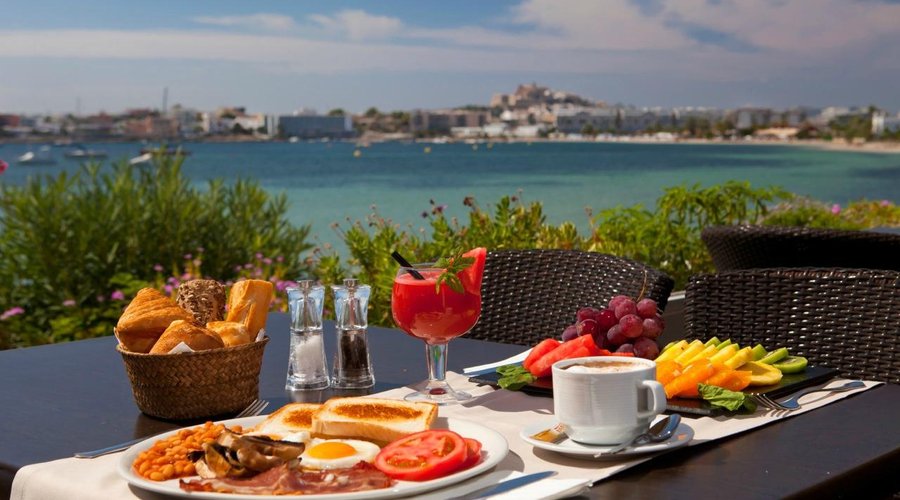 Breakfast can be taken in our terrace