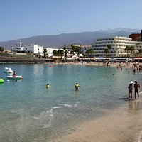 Calm seas at Playa de la Pinta, Costa Adeje