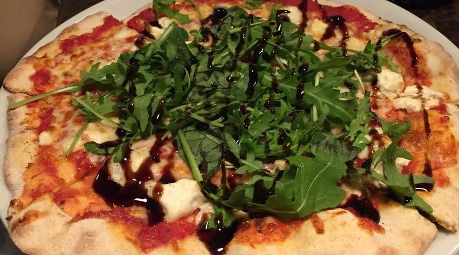 Stone baked pizza