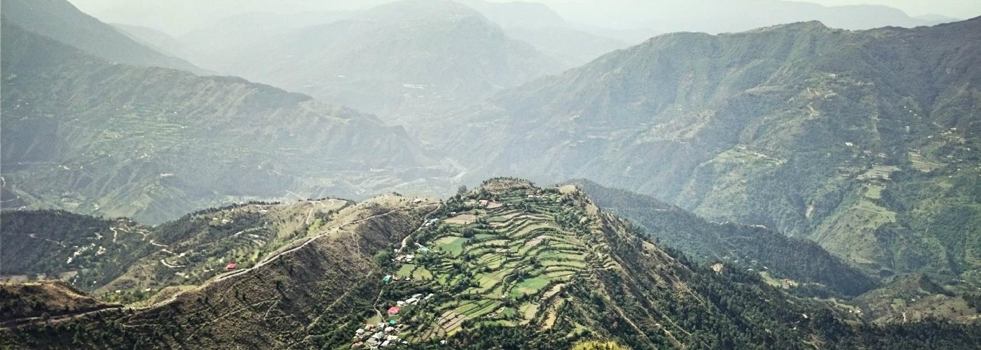 spectacular view from Kali ka tibba