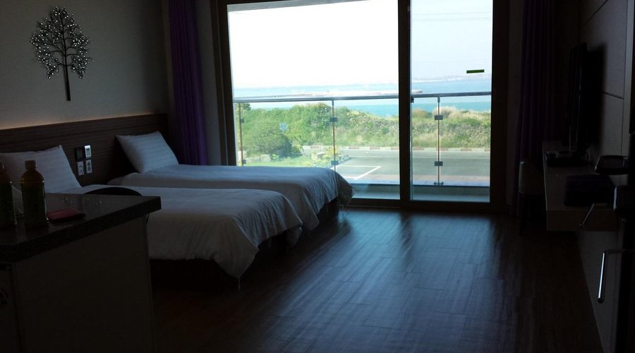 Sea view from our room