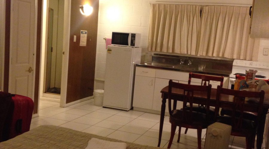 Kitchen lounge 1 bedroom to the left and bathroom next