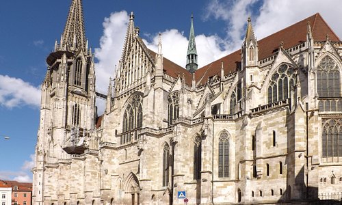 Side view of the cathedral