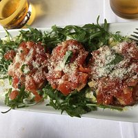 bruchetta (moins une qu'on vient de manger)
