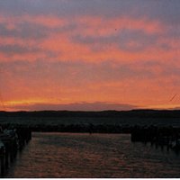 Abendlicher Blick über die Bucht
