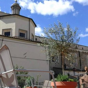 terrazza con vista Chiesa del Carmine