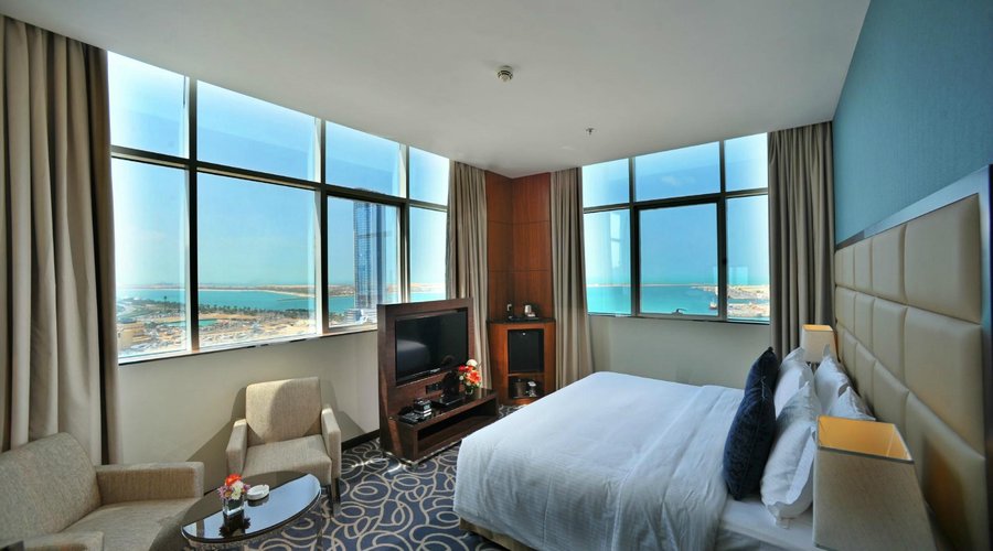 40-45 square meters in a king and twin bedroom,room feature a breathtaking view of the sea