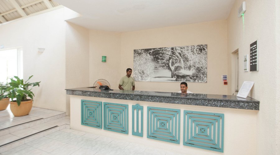 Front Desk at the Silver Beach Hotel