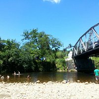 ponte vista da entrada