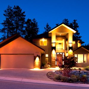 Teehouse at night.