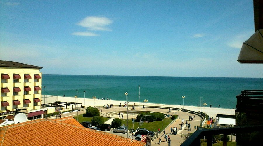 Vista dal balconcino della camera