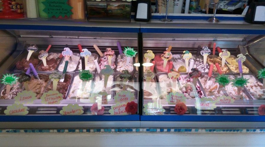 I variegati gusti dei gelati!